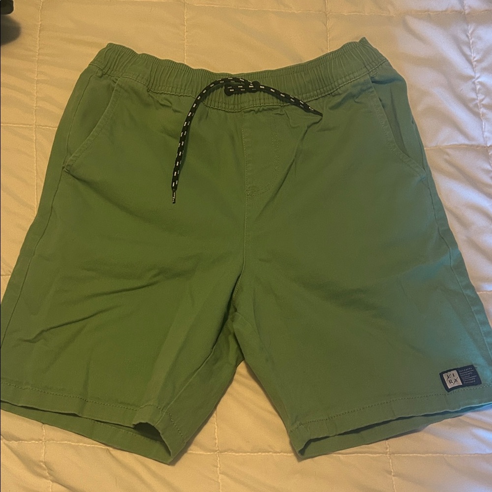 Zara Mint Green Shorts with Black Accents